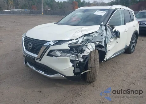 2023 Nissan Rogue Platinum Intelligent Awd z USA, uszkodzony, nr VIN JN8BT3DD5PW306606